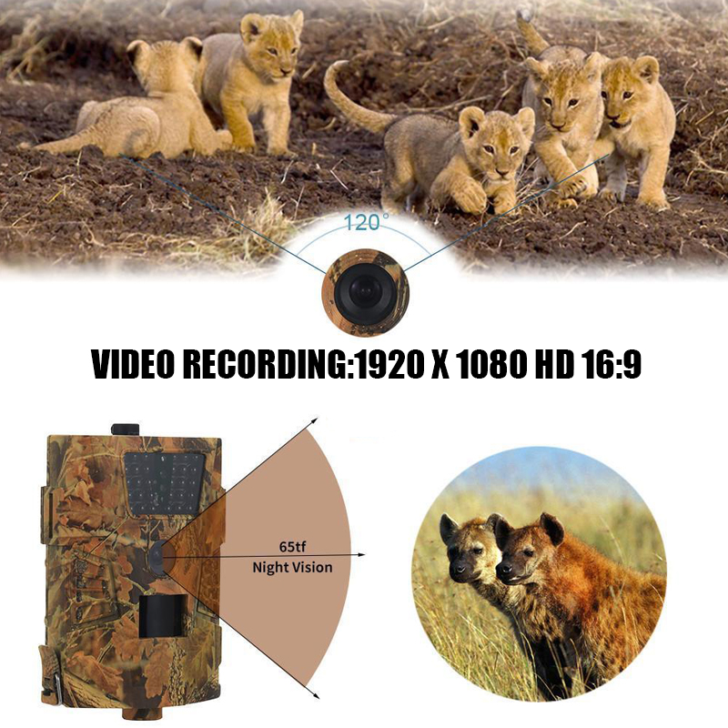 Hunting Trail Camera 940nm Wild Camera GPRS IP54 Night Vision Animal Photo Trap Wild Animal Camera